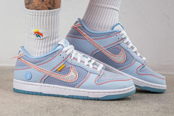 Giày Nike Dunk Low Union Passport Pack Argon 'Light Blue' DJ9649-400 - Ảnh 8