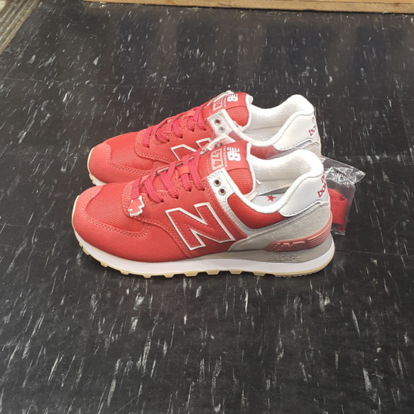 Giày New Balance 574 'Red White' WL574TAD - Ảnh 5
