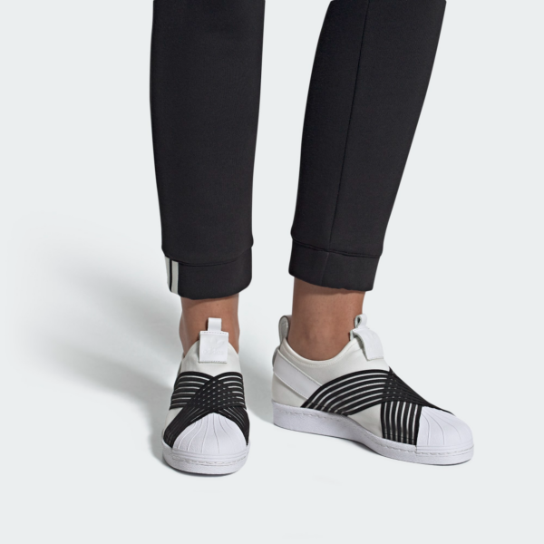 Giày Adidas Superstar Slip On 'Footwear White' CG6013 - Ảnh 2