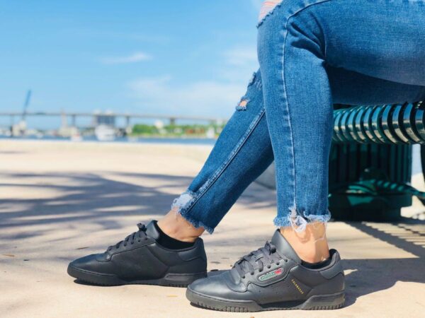 Giày Adidas Yeezy Powerphase Calabasas 'Core Black' CG6420 - Ảnh 2