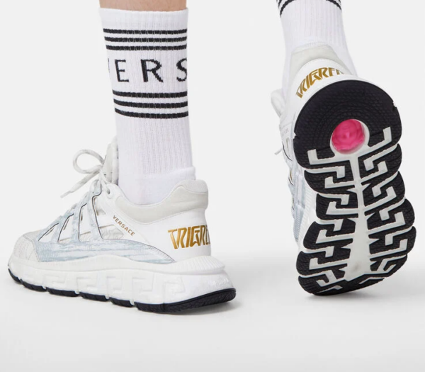 Giày Versace Trigreca Trainers 'White' DSU8094-D18TCG-D0191 - Ảnh 4