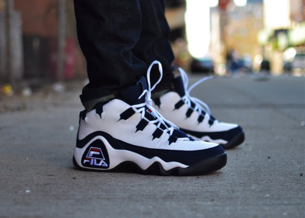 Giày Fila Grant Hill 1 'White Navy' 1BM00636-125 - Ảnh 3