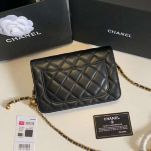 Alternative view of Túi Chanel Wmns Classic Wallet On Chain Lambskin Black AP1450-B02991-94305