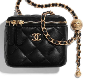 Túi Chanel Wmns Small Classic Box On Chain Lambskin Black AP1447-B02991-94305