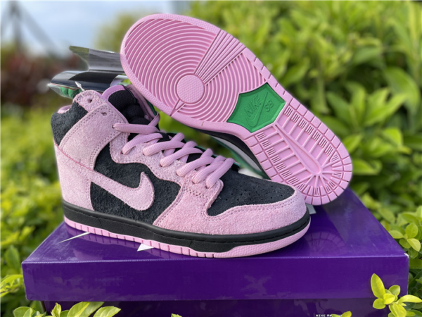 Giày Nike Dunk High Pro 'Premium SB Invert Celtics' CU7349-001 - Ảnh 6