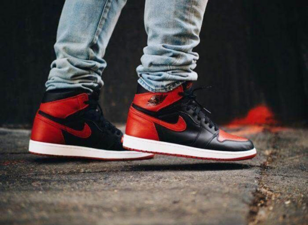 Giày Nike Air Jordan 1 Retro Bred 'Banned' (2016) 555088-001 - Ảnh 4