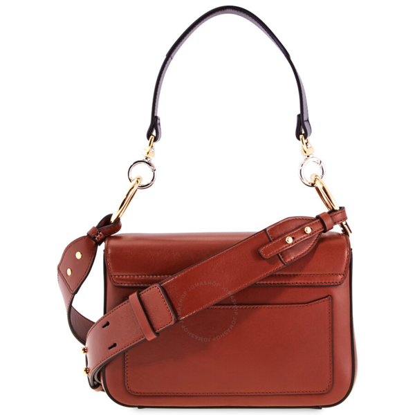Túi Chloe Small C Double Carry Bag Sepia Brown CHC19SS191A3727S - Ảnh 2