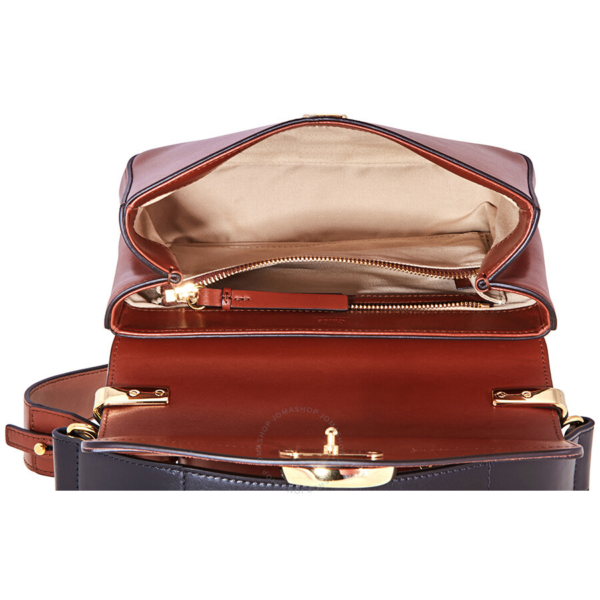 Túi Chloe Small C Double Carry Bag Sepia Brown CHC19SS191A3727S - Ảnh 5