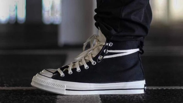 Giày Converse Fear of God x Chuck 70 Hi 'Black' 164529C - Ảnh 7