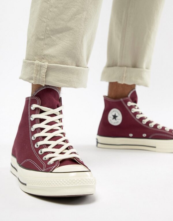Giày Converse Chuck 70 High Ox 'Burgundy' 162051C - Ảnh 4