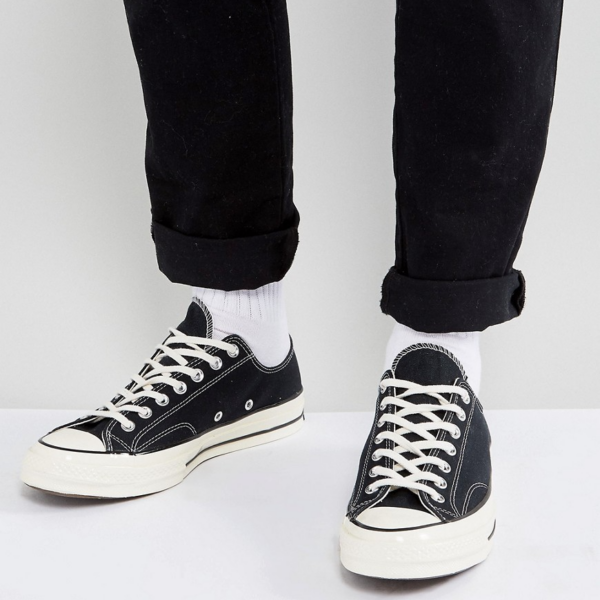 Giày Converse Chuck Taylor 1970s Black Low Top 144757C - Ảnh 2