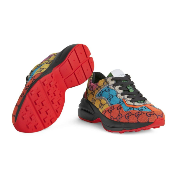 Giày Gucci Rython GG Multicolor Black (W) 663681-2UZK0-7072 - Ảnh 4