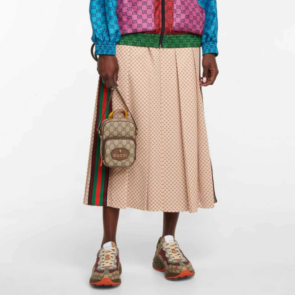 Giày Gucci Wmns GG Rhyton 'Beige Brick Red' 620185-99WG0-6060 - Ảnh 2