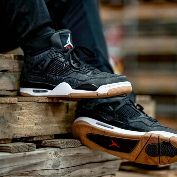 Giày Nike Air Jordan 4 Retro 'Laser' CI1184-001 - Ảnh 2