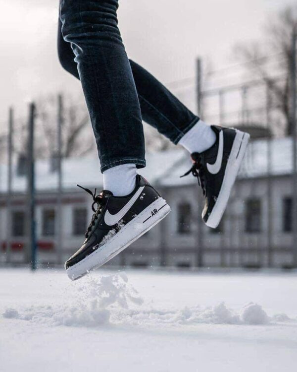 Giày Nike Wmns Air Force 1 Low SE 'Black' CI3446-001 - Ảnh 5
