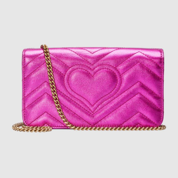 Túi Gucci 2019 SS Shoulder Bags Pink 549880 0U1ST 5680 - Ảnh 2