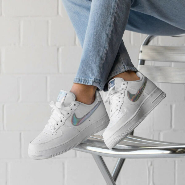Giày Nike Wmns Air Force 1 Low 'Iridescent Swoosh' CJ1646-100 - Ảnh 3