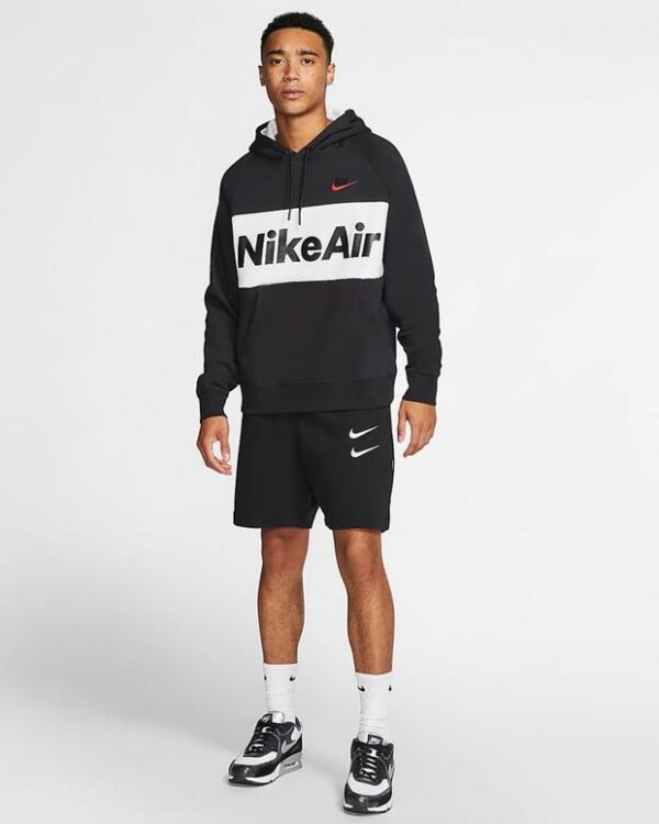 Quần Nike Sportswear Swoosh French Terry Shorts CJ4882-010 - Ảnh 2