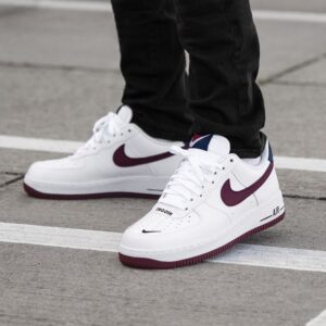 Alternative view of Giày Nike Air Force 1 '07 LV8 'White Night Maroon' CJ8731-100