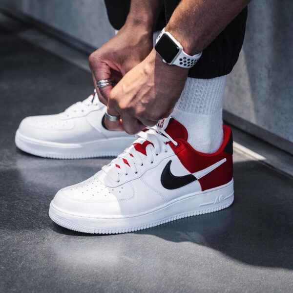 Giày Nike Air Force 1 LV8 1 GS 'Red Satin' CK0502-600 - Ảnh 4