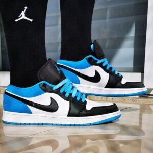 Alternative view of Giày Nike Air Jordan 1 Low SE 'Laser Blue' CK3022-004