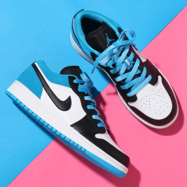 Giày Nike Air Jordan 1 Low SE 'Laser Blue' CK3022-004 - Ảnh 4