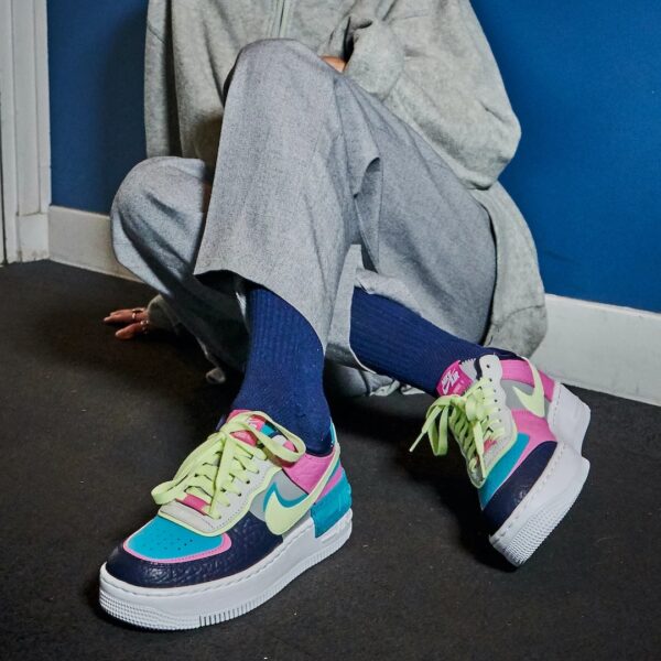 Giày Nike Air Force 1 Shadow Barely Volt Oracle Aqua CK3172-001 - Ảnh 2