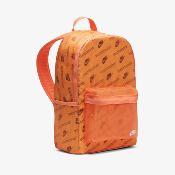 Balo Nike Heritage Backpack 2.0 MTRL Orange Black CK7444-884 - Ảnh 2