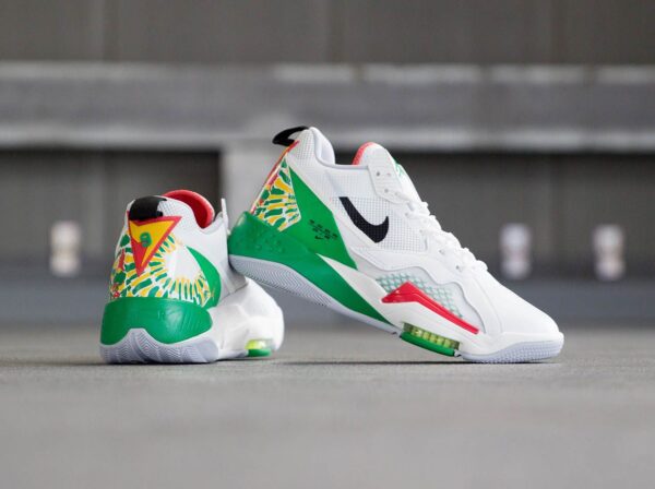 Giày Nike Air Jordan Zoom 92 White Lucky Green Dark Sulfur CK9183-103 - Ảnh 2