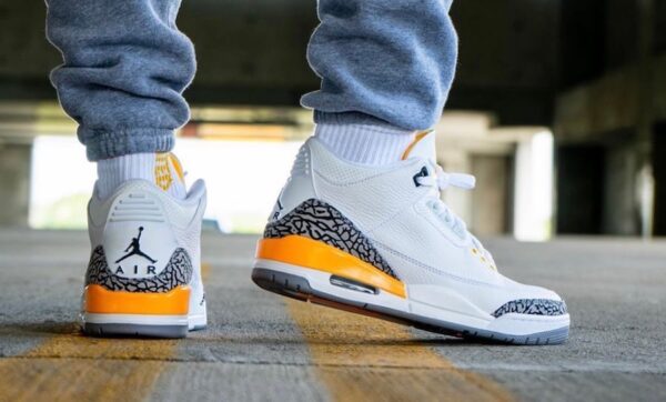 Giày Nike Wmns Air Jordan 3 Retro 'Laser Orange' CK9246-108 - Ảnh 6