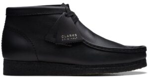 Giay Clarks Wallabee Boot 'Black' 261-55512