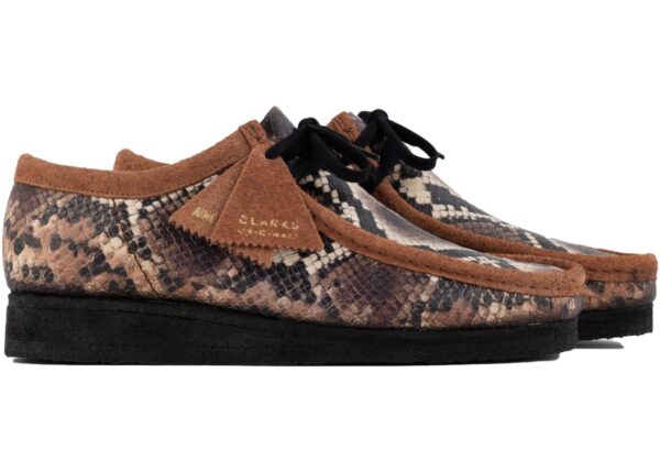 Giay Clarks Wallabee  x Aime Leon Dore 'Snakeskin Brown' 261-55405