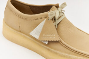Giay Clarks Wallabee Cup 'White Nubuck' 261-58153