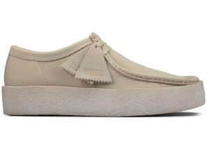 Giay Clarks Wallabee Cup 'White Nubuck' 261-58153
