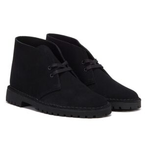 Giay Clarks Desert Rock 'Black Suede' 261-62705