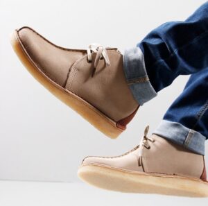 Giay Clarks Trek Hi 50th Anniversary 'Sand Suede' 261-69535