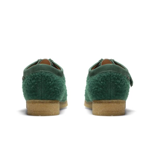 Giay Clarks x Aime Leon Dore Wallabee Casentino Wool 'Dark Green' 261-60880