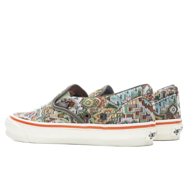 Giày Vans Nigel Cabourn x OG Classic Slip-On LX 'Carpet Green Mix' VN0A45JK9T9 - Ảnh 3