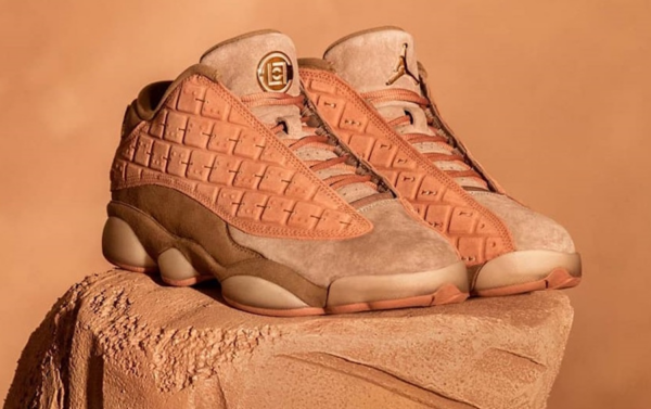 Giày Nike CLOT x Air Jordan 13 Retro Low NRG 'Terracotta' AT3102-200 - Ảnh 6