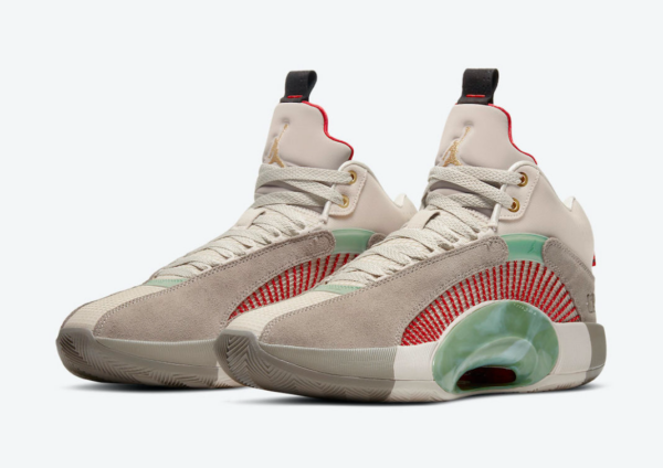 Giày Nike CLOT x Air Jordan 35 'Sepia Stone' DD9322-200 - Ảnh 8