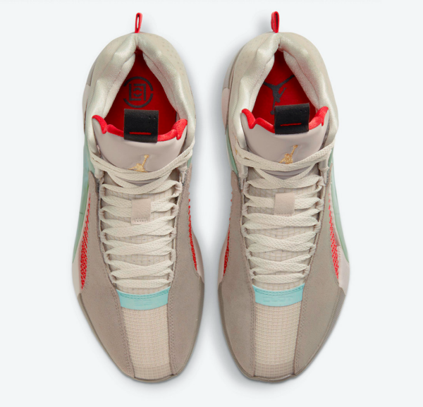Giày Nike CLOT x Air Jordan 35 'Sepia Stone' DD9322-200 - Ảnh 9