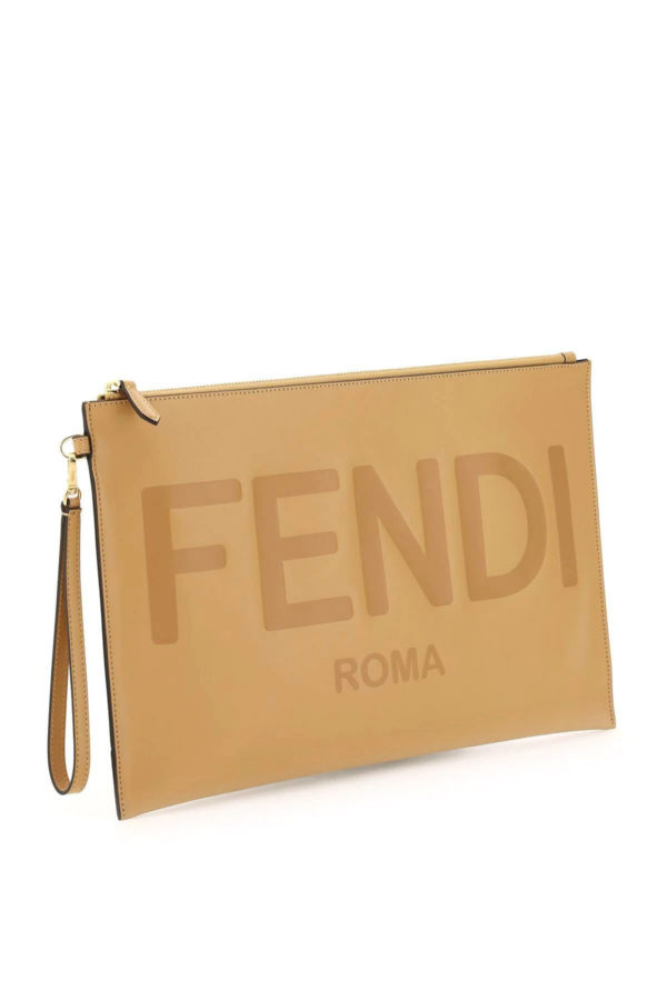 Túi Fendi Large Flat Pouch 8N0178-AC9L-F15KR - Ảnh 5