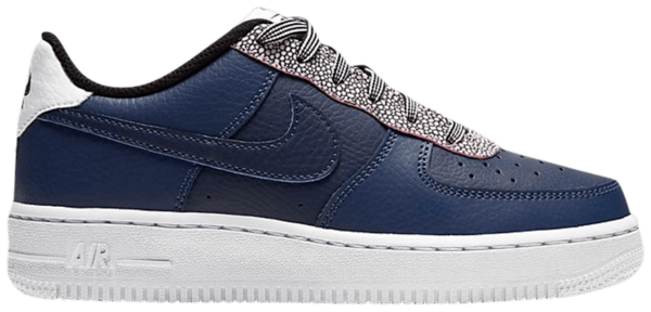 Giày Nike Air Force 1 LV8 4 GS 'Pebble Print Midnight Navy' CN5715-400