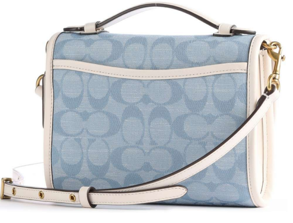 Túi Coach Kip Turnlock Crossbody In Signature Chambray C4676 B4SUX - Ảnh 5