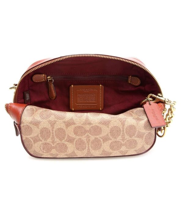 Túi Coach Camera Bag In Signature Canvas 31208 B4 RUST - Ảnh 3
