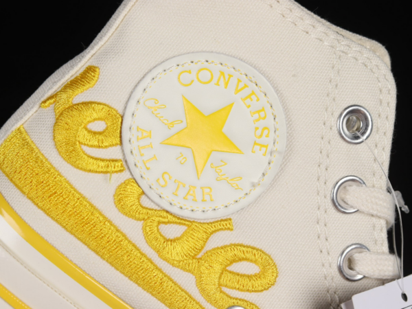Giày Converse x Coca Cola Chuck 70s High Cream 'Yellow Egret' A04909C - Ảnh 7