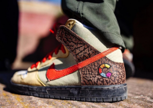Alternative view of Giày Nike Color Skates x Dunk High SB 'Kebab And Destroy' CZ2205-700