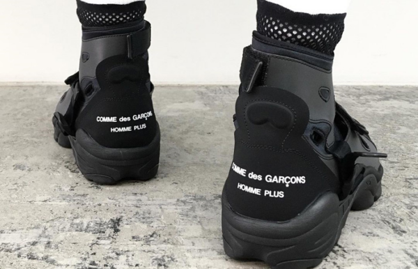 Giày Nike Comme des Garçons Homme Plus x Air Carnivore 'Black' DH0199-001 - Ảnh 4
