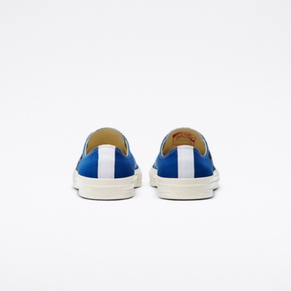 Giày Converse Comme des Garçons PLAY x Chuck 70 Low 'Blue Quartz' 171848C - Ảnh 4