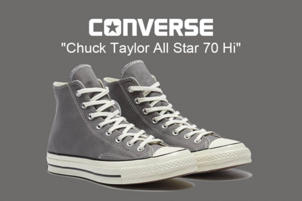 Giày Converse Chuck 70 Hi 'Grey Ivory' 164946C - Ảnh 6